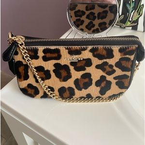 (SOLD)Coach Animal Print Calf Fur Nolita